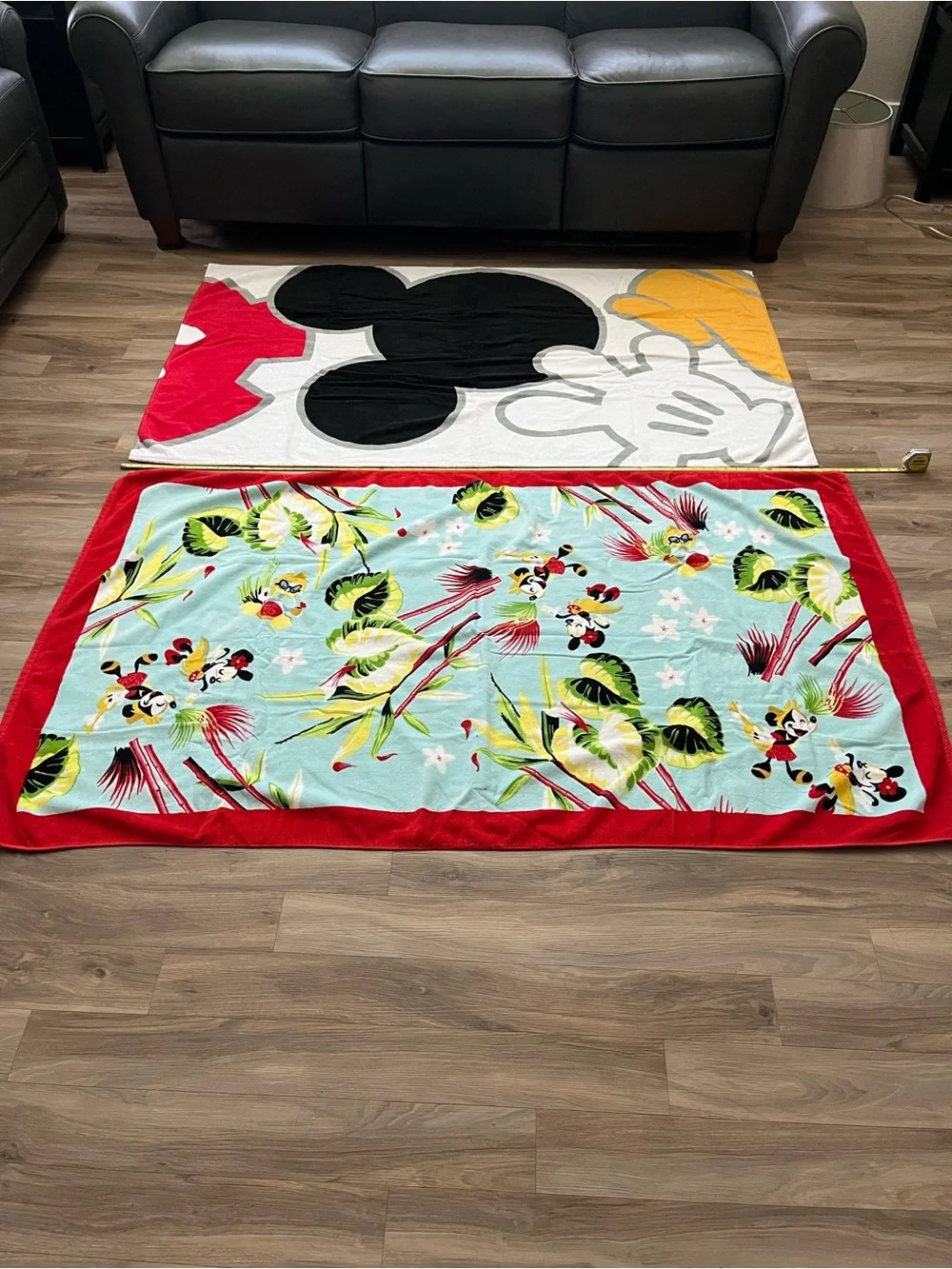 Disney beach towels (Mickey and Minnie)
